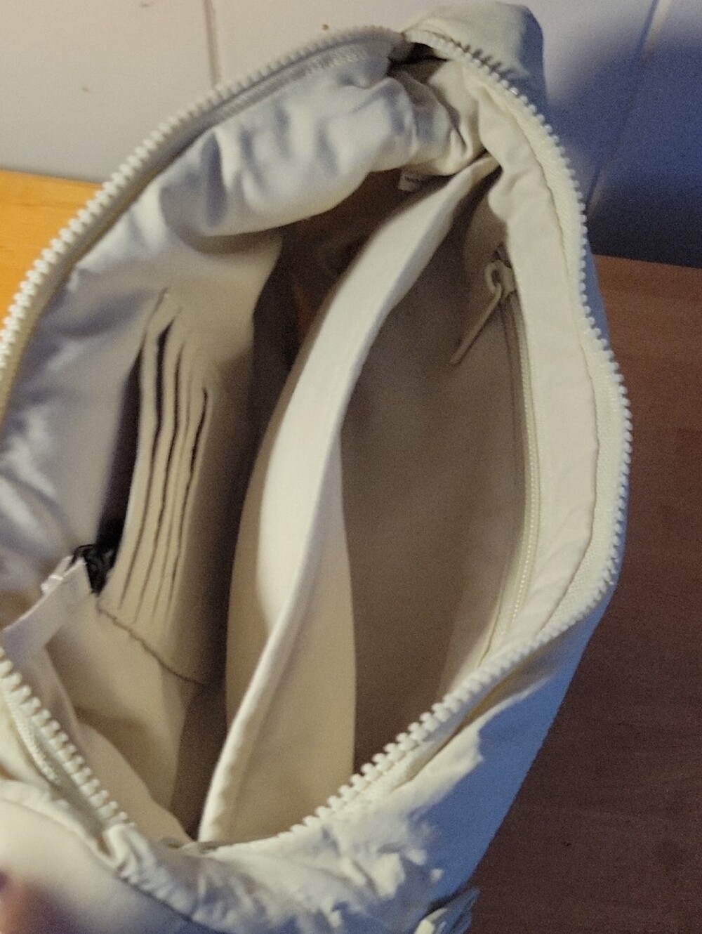 BRIXLEY Crescent Crossbody Bag in Ivory - Picture 7 of 11